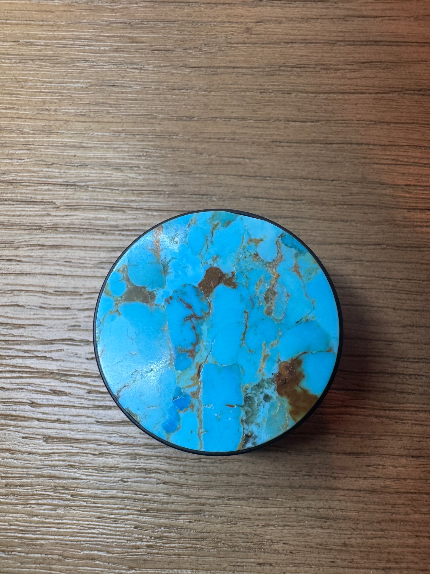 Turquoise Stone Pop Sockets: Grip for Phone & Tablets