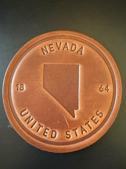 Nevada State Silhouette Coaster