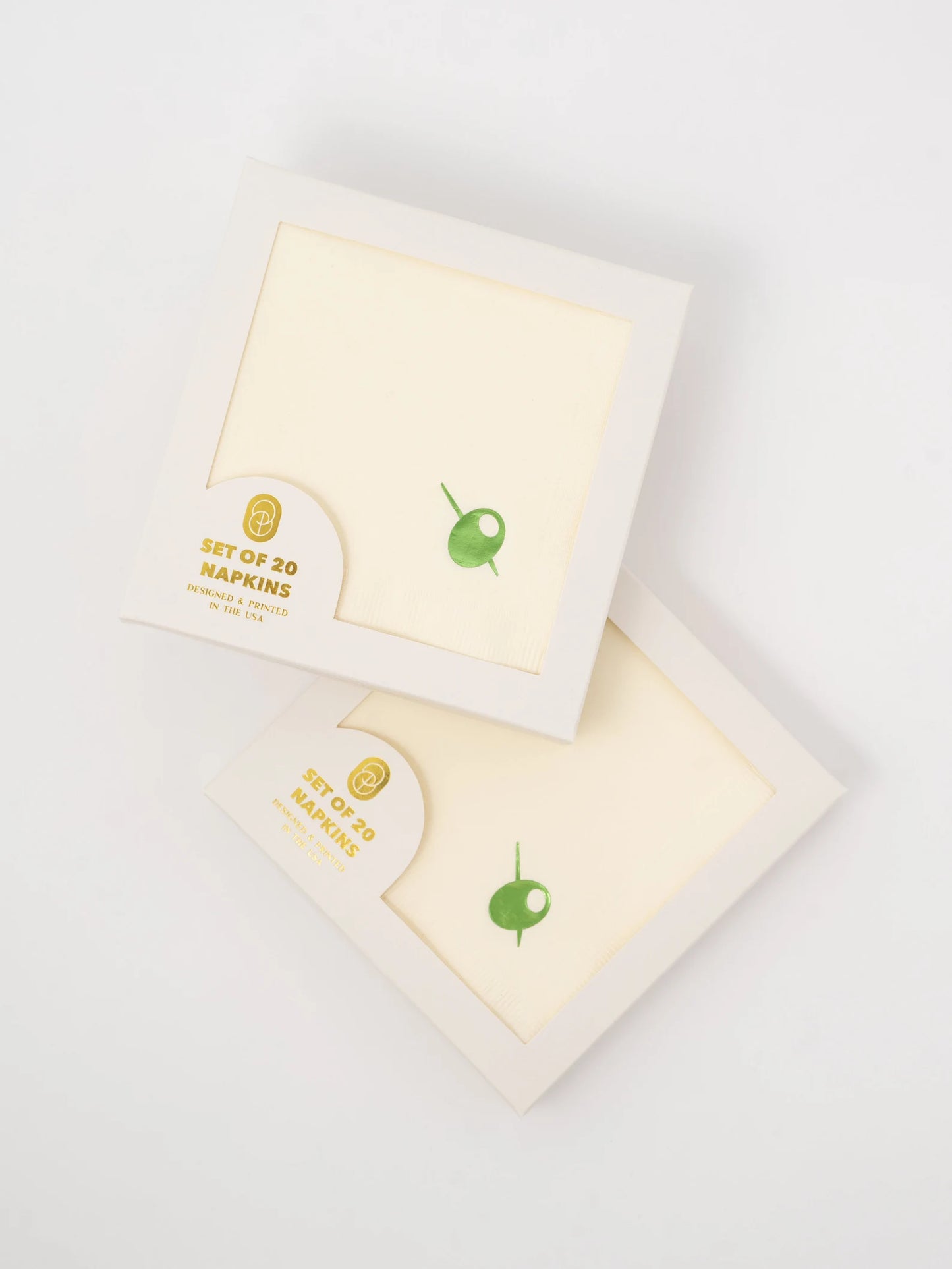 Olive Cocktail Napkins